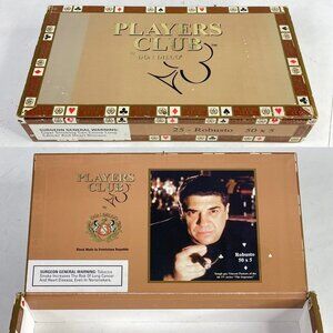Don Diego Players Club Sopranos Vtg Empty Cigar Box 2001 Vinnie Big Pus Pastore